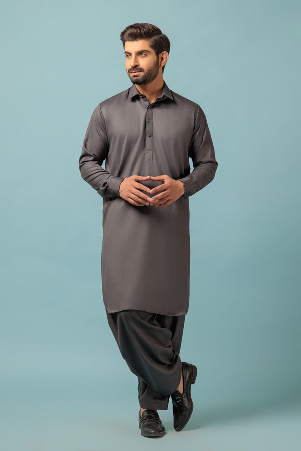 MEN KURTA SHALWAR N23 GSSW23-028 - Salai - Bonanza Satrangi 