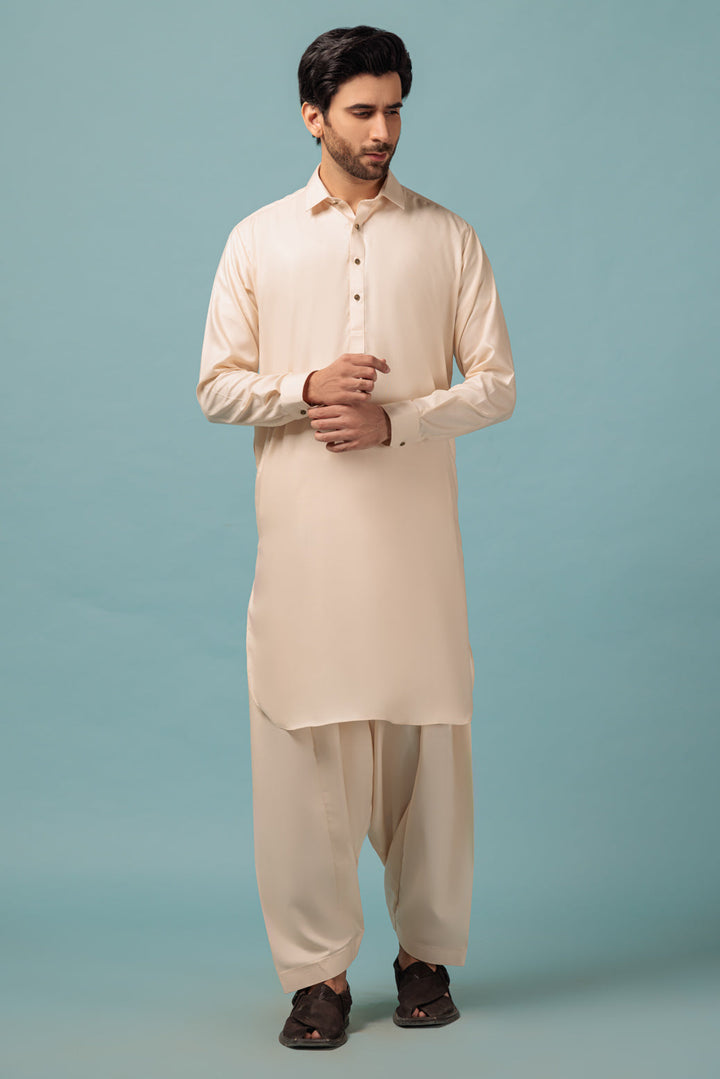 MEN KURTA SHALWAR N23 GSSW23-036 - Salai - Bonanza Satrangi 