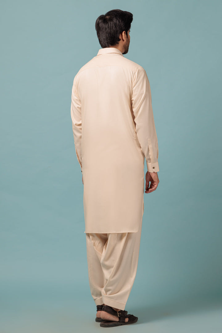 MEN KURTA SHALWAR N23 GSSW23-036 - Salai - Bonanza Satrangi 