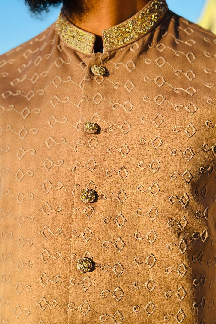 Bonanza Satrangi Waistcoat Piece BWR-523