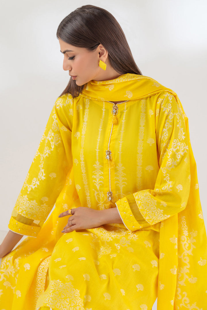 Bonanza Satrangi Stitched 3 Piece JRS233P16 US24 - Salai - Bonanza Satrangi 