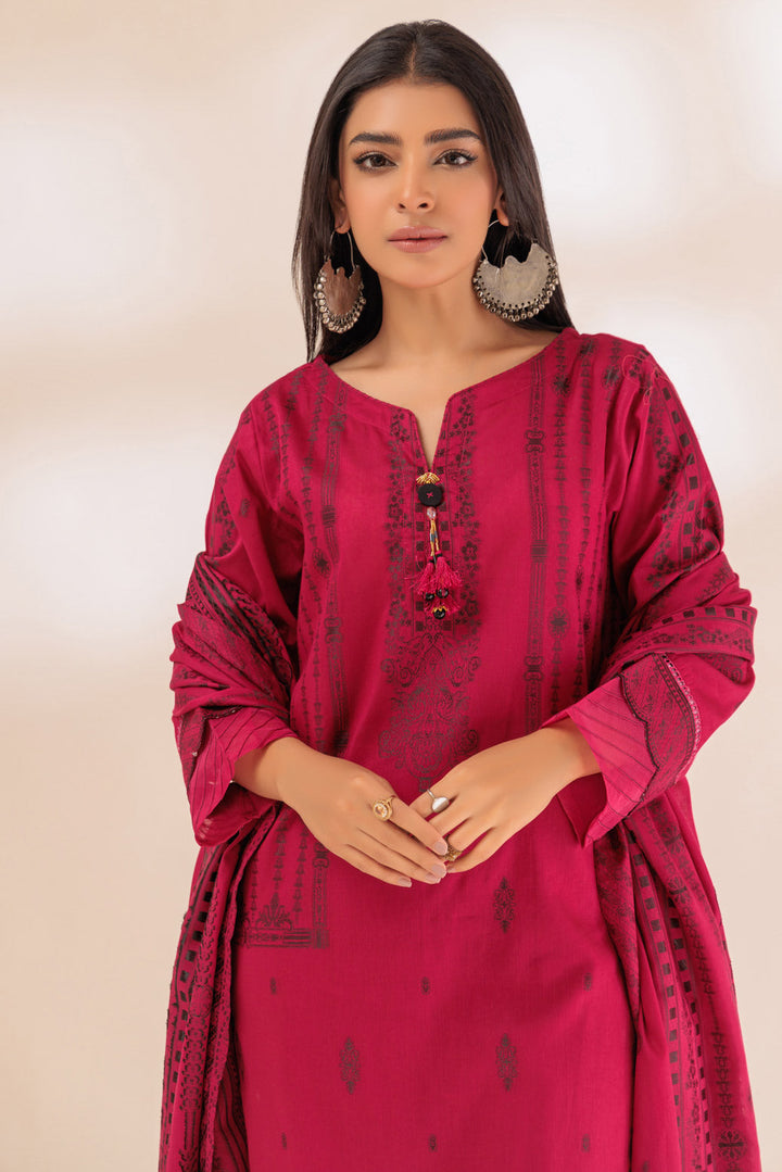 Bonanza Satrangi Stitched 3 Piece JRS233P20 US24 - Salai - Bonanza Satrangi 