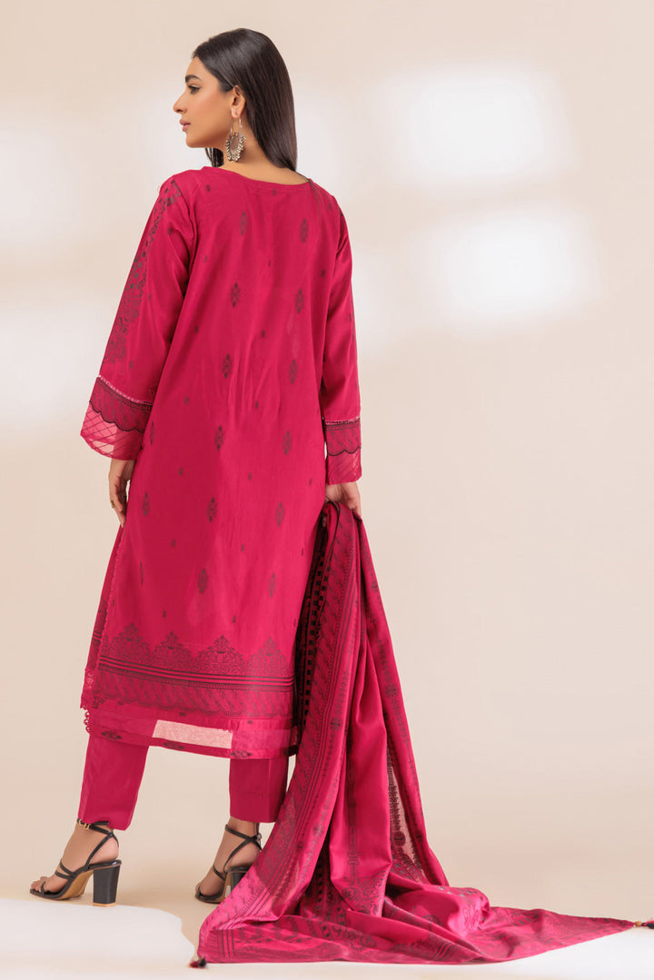 Bonanza Satrangi Stitched 3 Piece JRS233P20 US24 - Salai - Bonanza Satrangi 