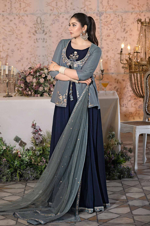 Nishat Stitched Luxury KFE24-20 - Salai - Nishat Linen 