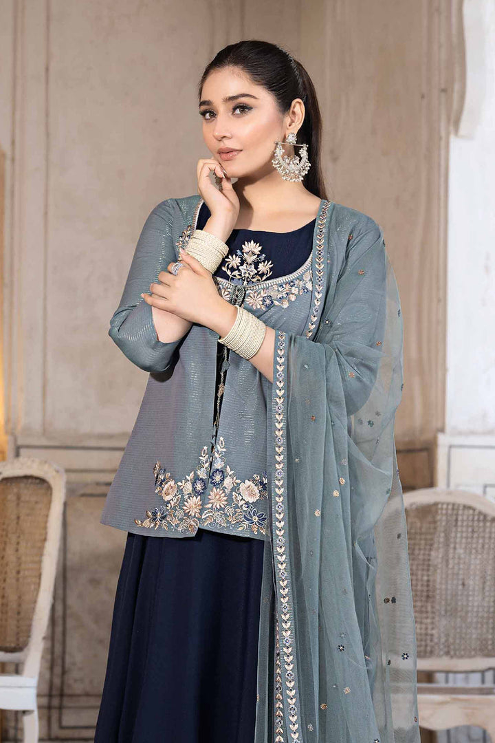 Nishat Stitched Luxury KFE24-20 - Salai - Nishat Linen 