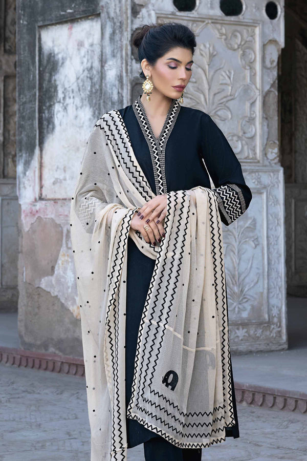 Nishat Stitched Luxury KFS24-21 - Salai - Nishat Linen 