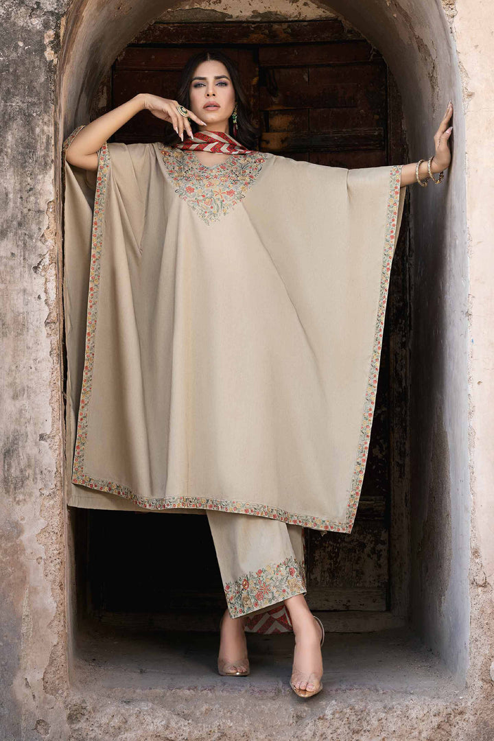 Nishat Stitched Luxury KFS24-28 - Salai - Nishat Linen 