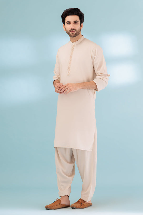 Men Kurta Shalwar KSRB23-031-WZ23 - Salai - Bonanza Satrangi 