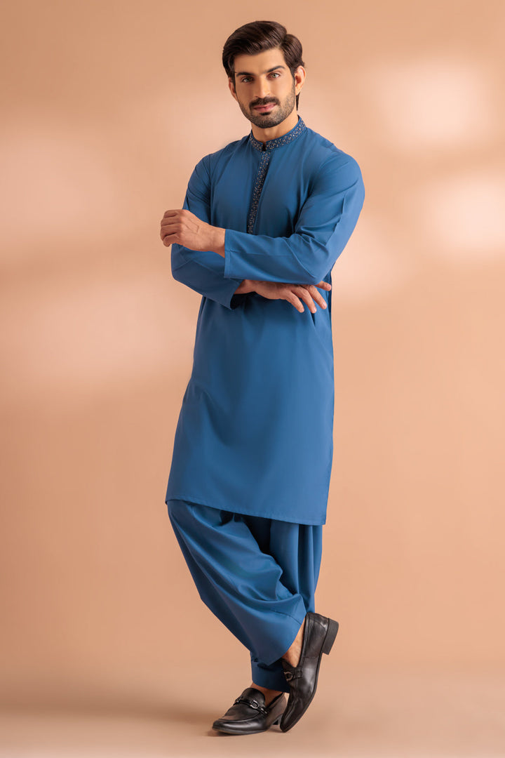 KURTA SHALWAR BEF24-KSRS24-002 - Salai - Bonanza Satrangi 