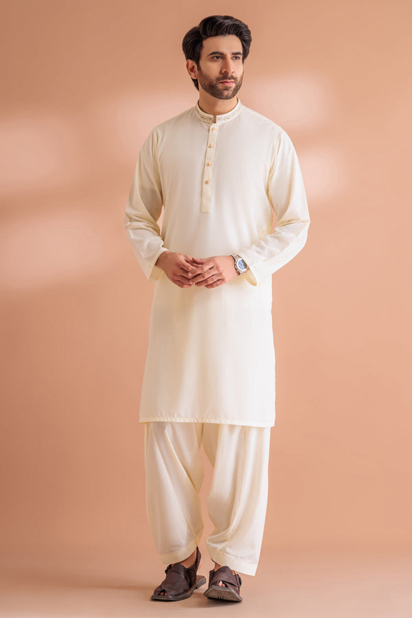 KURTA SHALWAR BEF24-KSRS24-014 - Salai - Bonanza Satrangi 