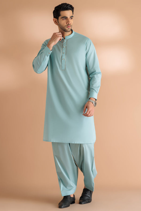 KURTA SHALWAR BEF24-KSRS24-031 - Salai - Bonanza Satrangi 