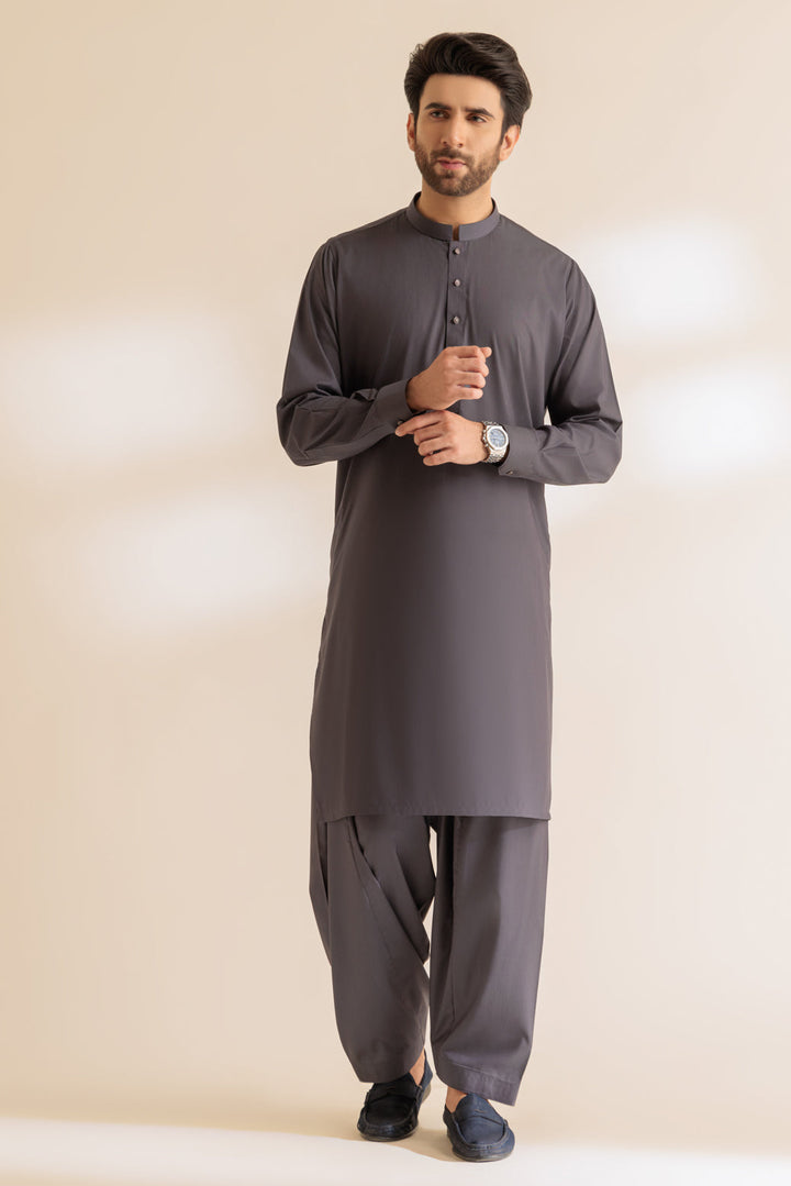 Bonanza Satrangi KURTA SHALWAR KSRS24-032 RX24 - Salai - Bonanza Satrangi 