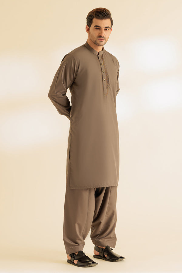 Bonanza Satrangi KURTA SHALWAR KSRS24-038 RX24 - Salai - Bonanza Satrangi 