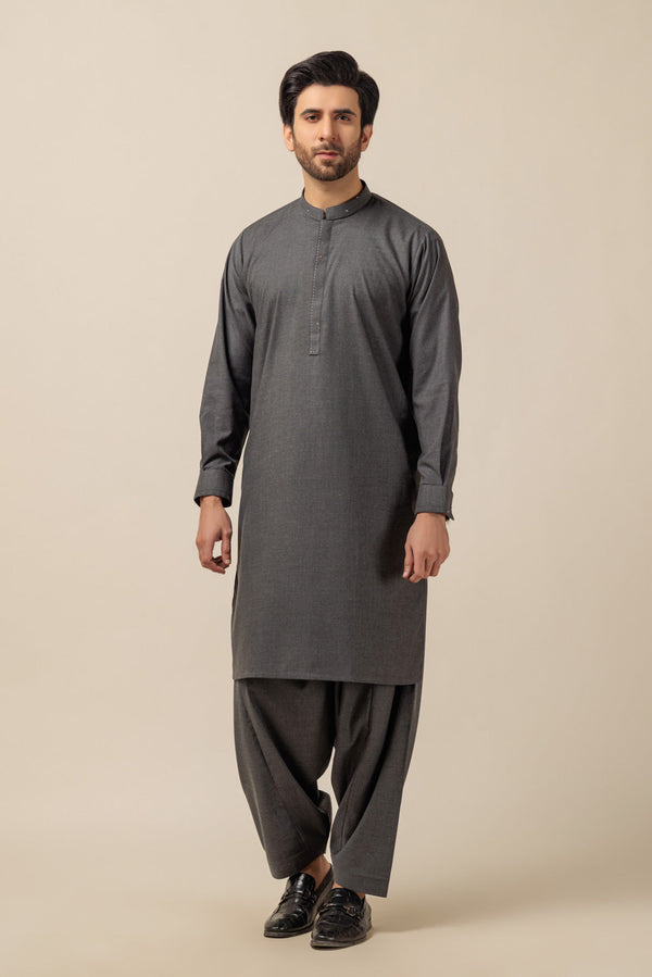 MEN KURTA SHALWAR N23 KSRW23-008 - Salai - Bonanza Satrangi 