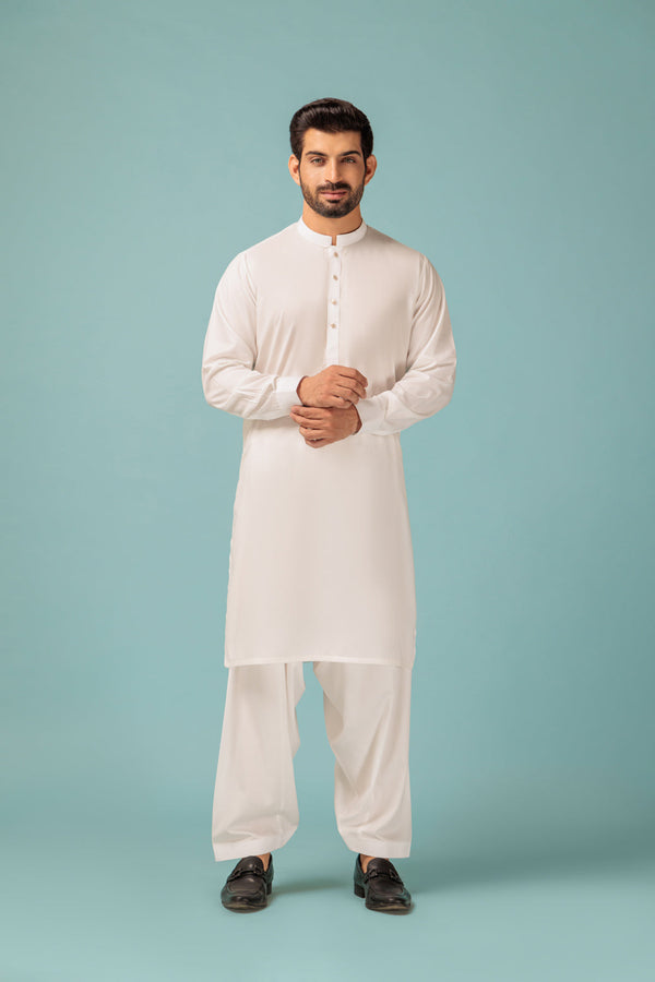 MEN KURTA SHALWAR N23 KSRW23-015 - Salai - Bonanza Satrangi 