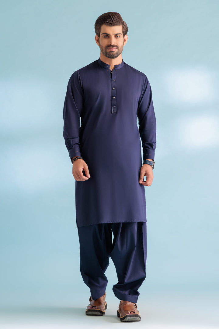 Bonanza Satrangi KURTA SHALWAR KSRW23-025 US24 - Salai - Bonanza Satrangi 