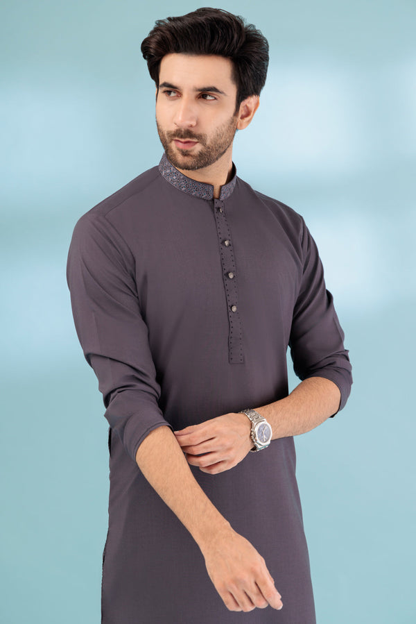 Men Kurta Shalwar KSS23-069-WZ23 - Salai - Bonanza Satrangi 