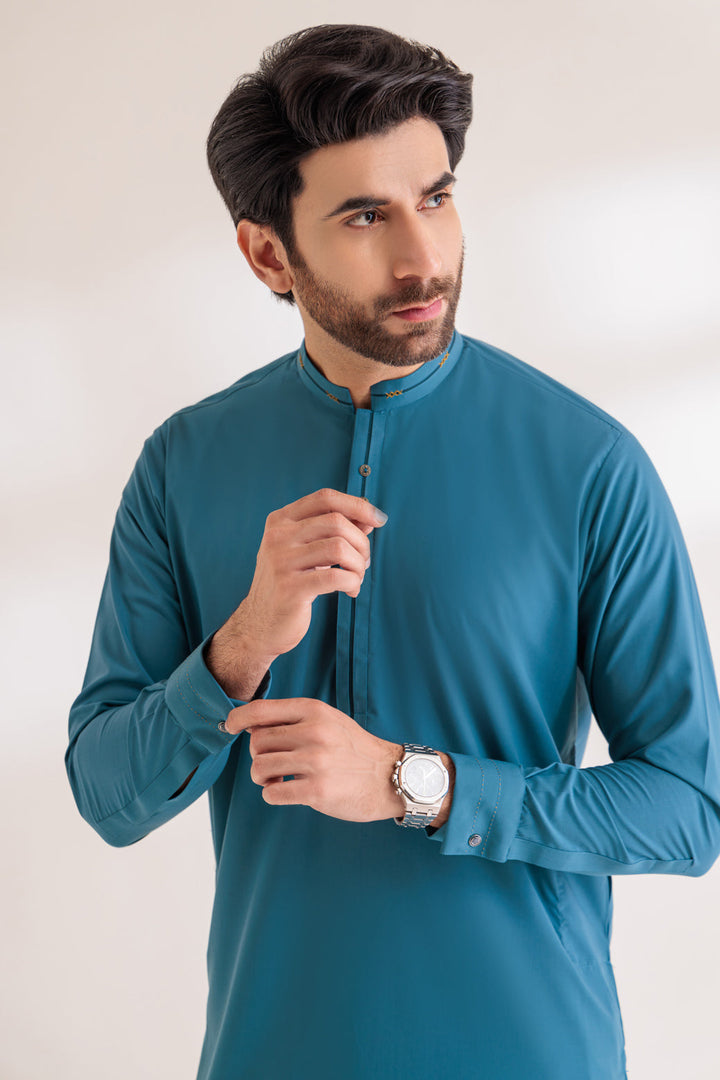 KURTA SHALWAR BEF24-KSS24-004 - Salai - Bonanza Satrangi 