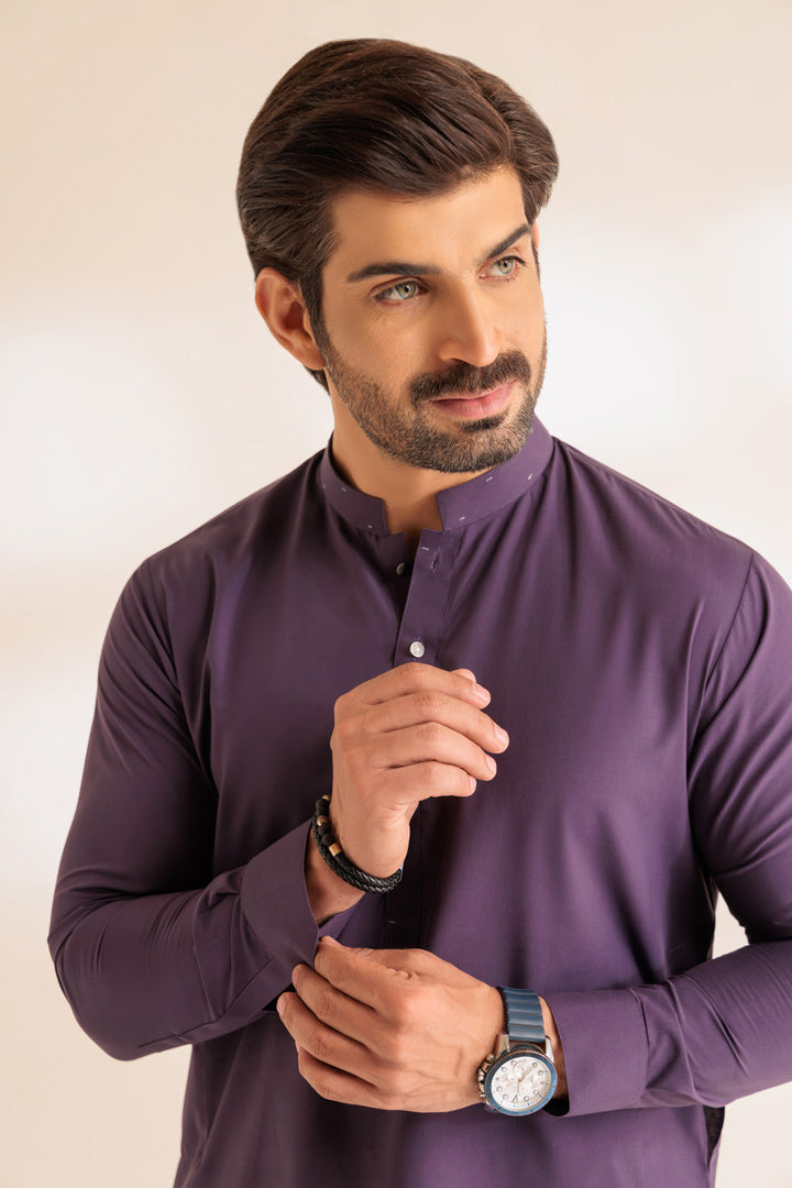 KURTA SHALWAR BEF24-KSS24-020 - Salai - Bonanza Satrangi 