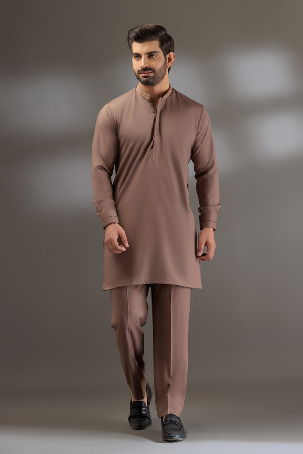 KURTA SHALWAR KSUS23-018 UX23 - Salai - Bonanza Satrangi 