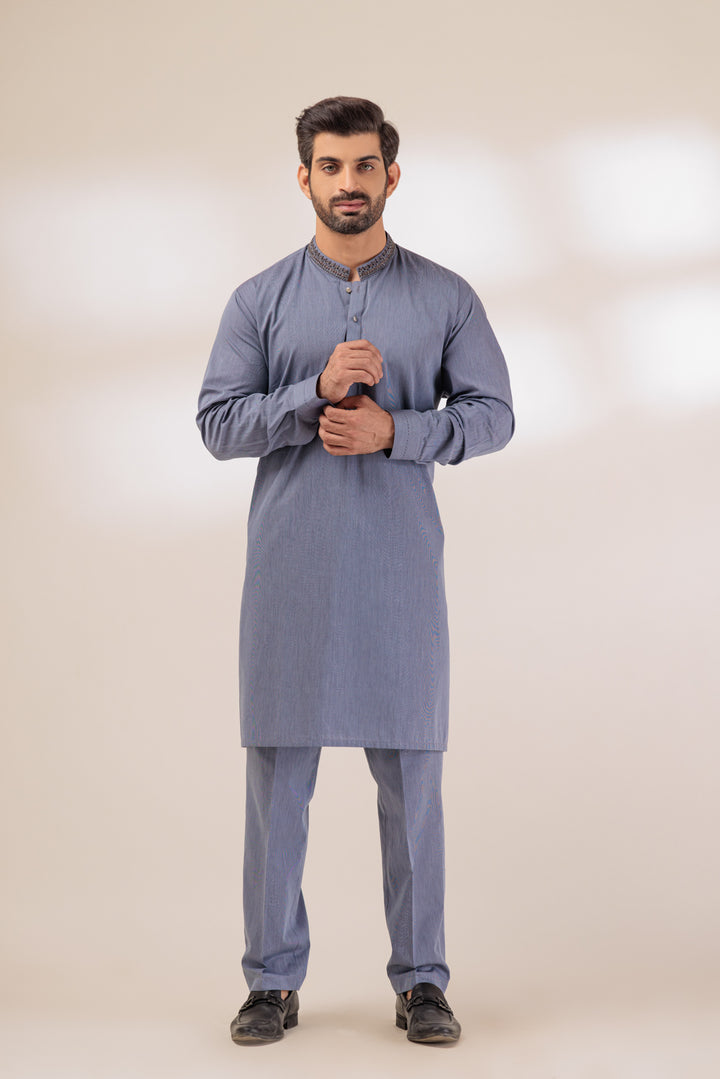 KURTA SHALWAR KSUS23-033SX23 - Salai - Bonanza Satrangi 