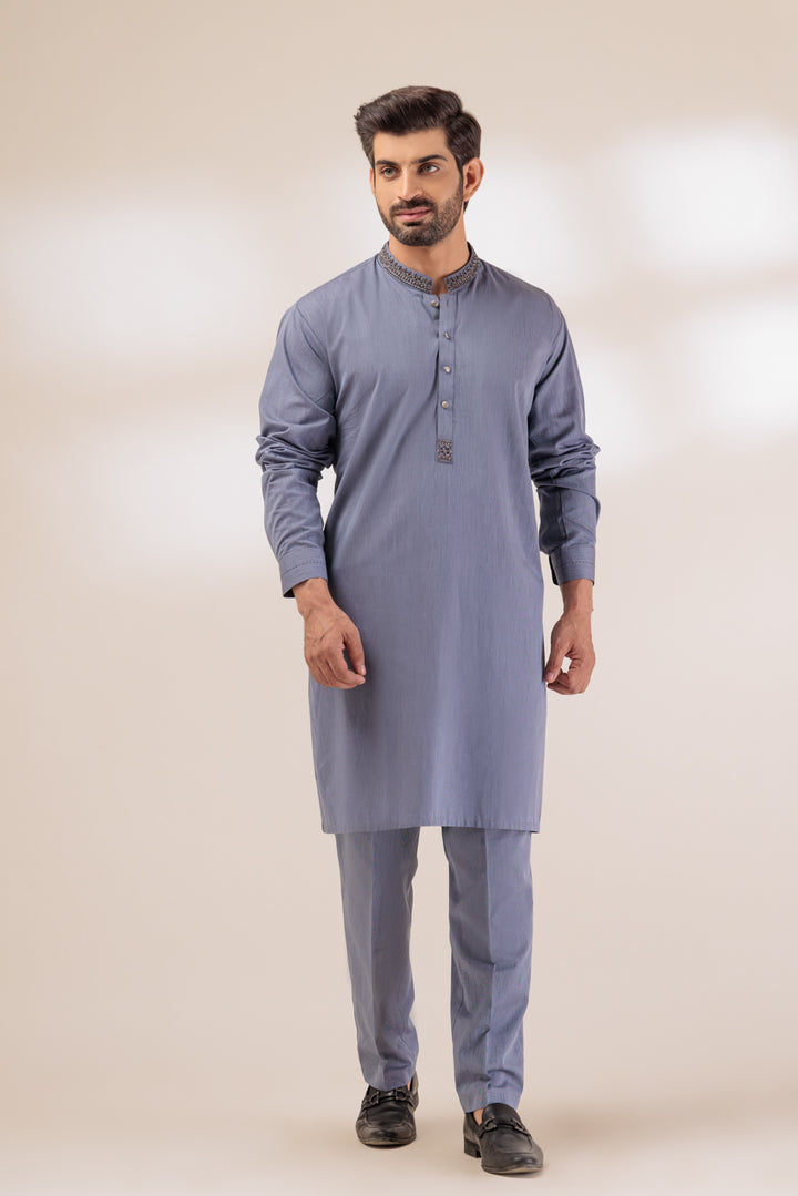 KURTA SHALWAR KSUS23-033SX23 - Salai - Bonanza Satrangi 