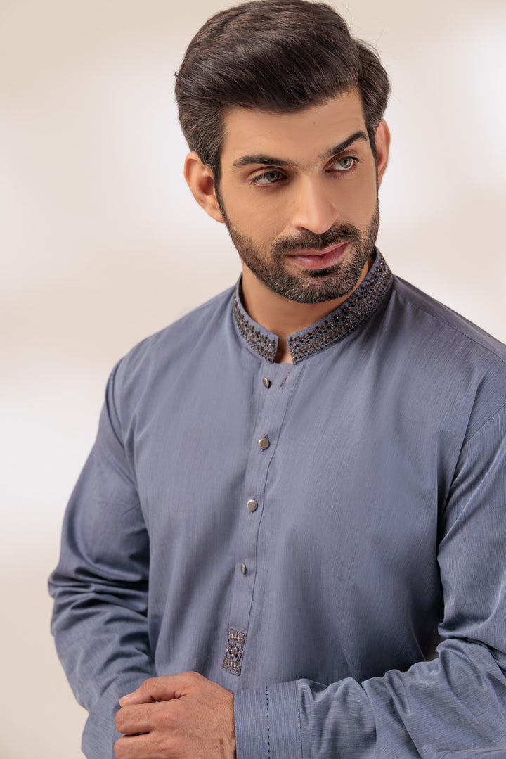 KURTA SHALWAR KSUS23-033SX23 - Salai - Bonanza Satrangi 