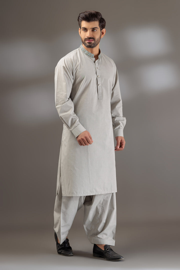 KURTA SHALWAR KSUS23-041 UX23 - Salai - Bonanza Satrangi 