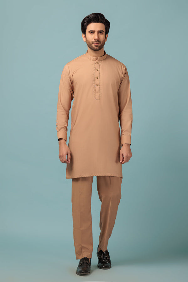 Bonanza Satrangi KURTA SHALWAR KSW23-012 US24 - Salai - Bonanza Satrangi 