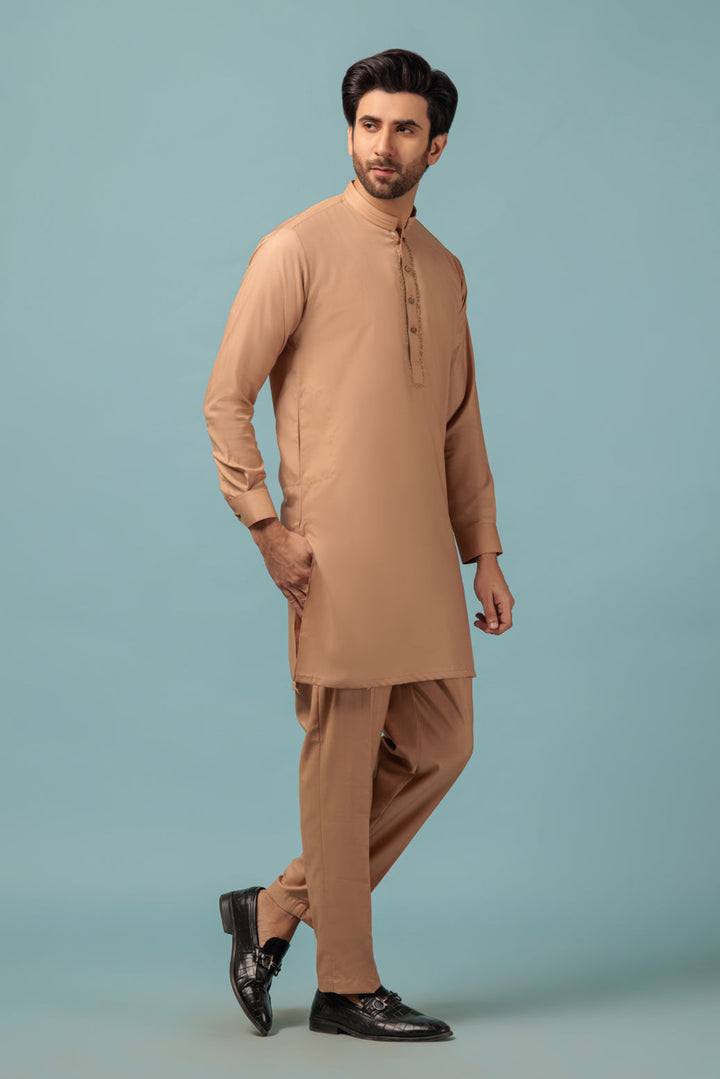 Bonanza Satrangi KURTA SHALWAR KSW23-012 US24 - Salai - Bonanza Satrangi 