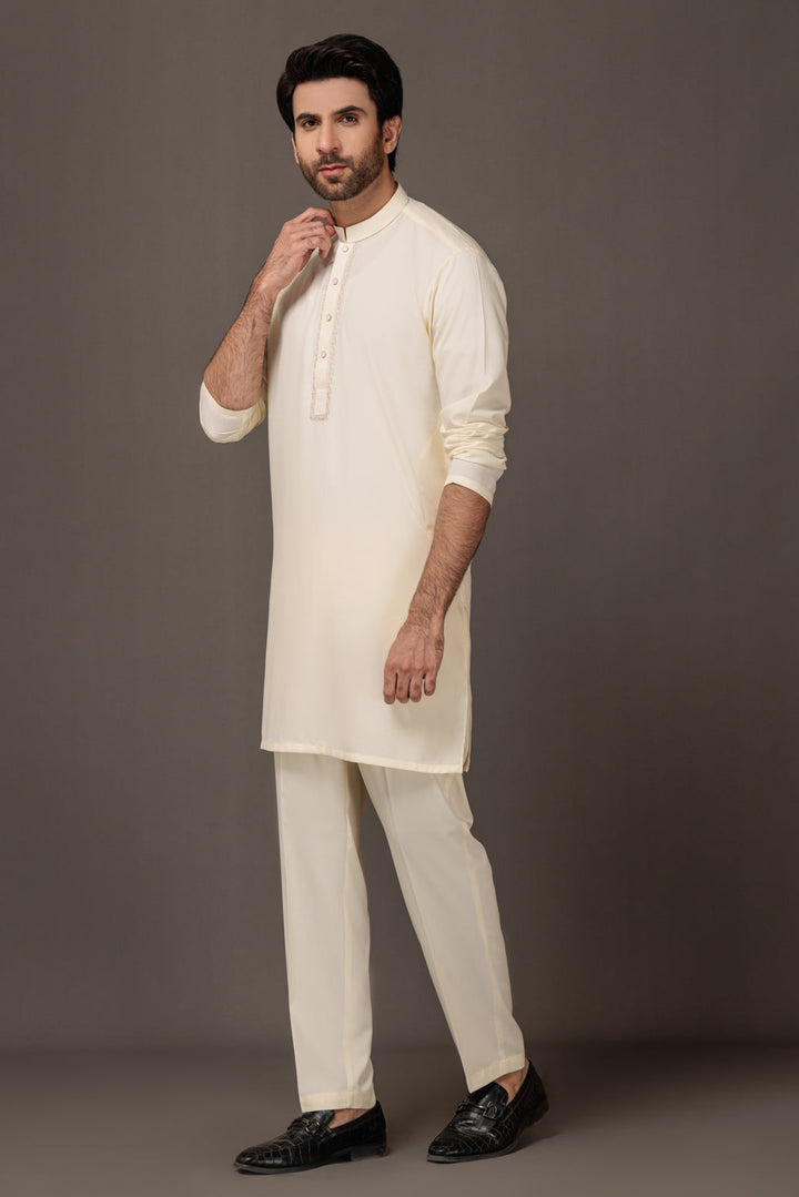 Bonanza Satrangi KURTA SHALWAR KSW23-020 US24 - Salai - Bonanza Satrangi 