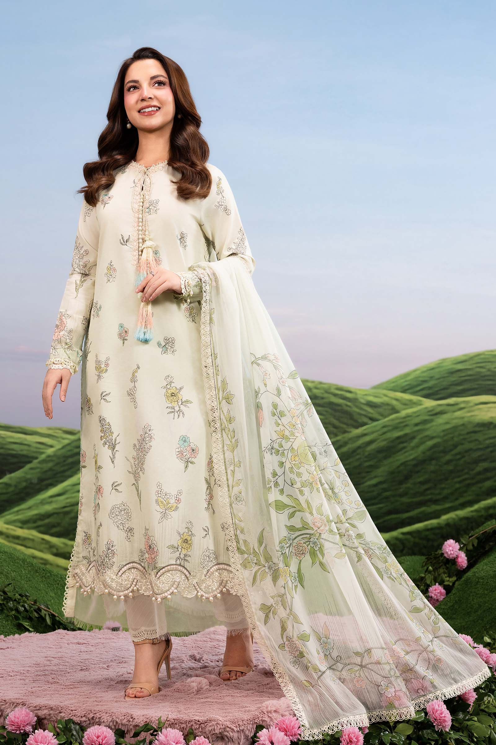 Maria B Stitched Embroidered 3 Piece D2A J(93) NY 168 – Salai