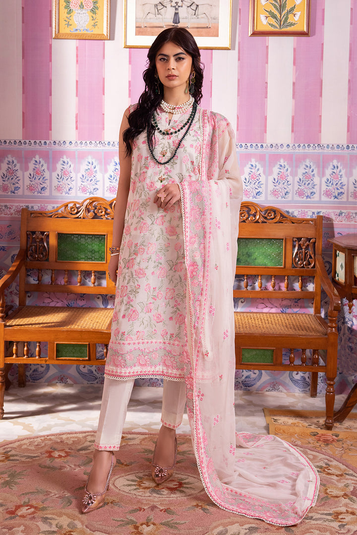 Gul Ahmed Stitched Festive 2024 3 Piece LSV-42011 - Salai - Salai 