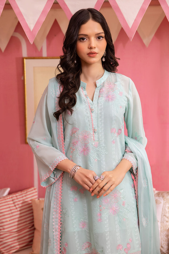 Gul Ahmed Stitched Festive 2024 3 Piece LSV-42001 - Salai - Salai 