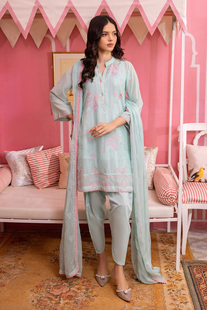 Gul Ahmed Stitched Festive 2024 3 Piece LSV-42001 - Salai - Salai 