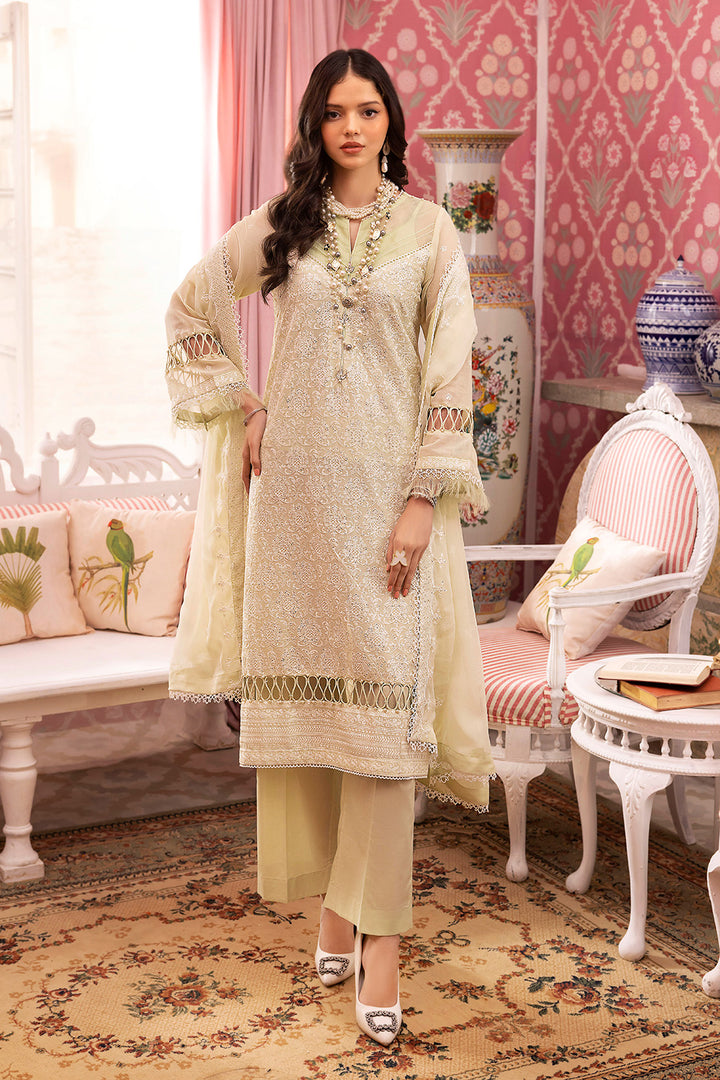 Gul Ahmed Stitched Festive 2024 3 Piece LSV-42021 - Salai - Salai 