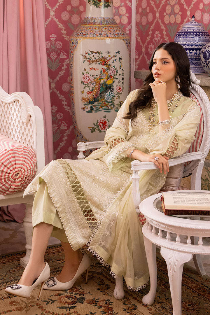 Gul Ahmed Stitched Festive 2024 3 Piece LSV-42021 - Salai - Salai 