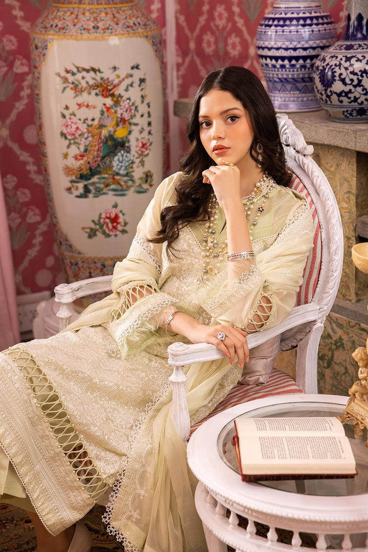 Gul Ahmed Stitched Festive 2024 3 Piece LSV-42021 - Salai - Salai 