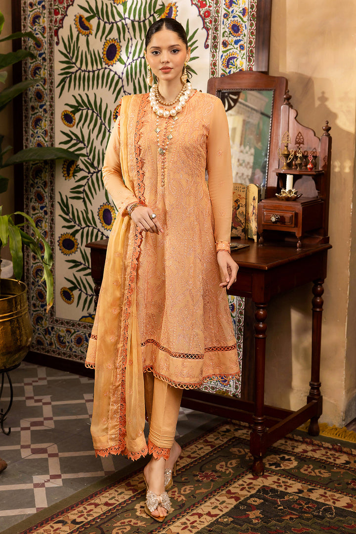 Gul Ahmed Stitched Festive 2024 3 Piece LSV-42008 - Salai - Salai 