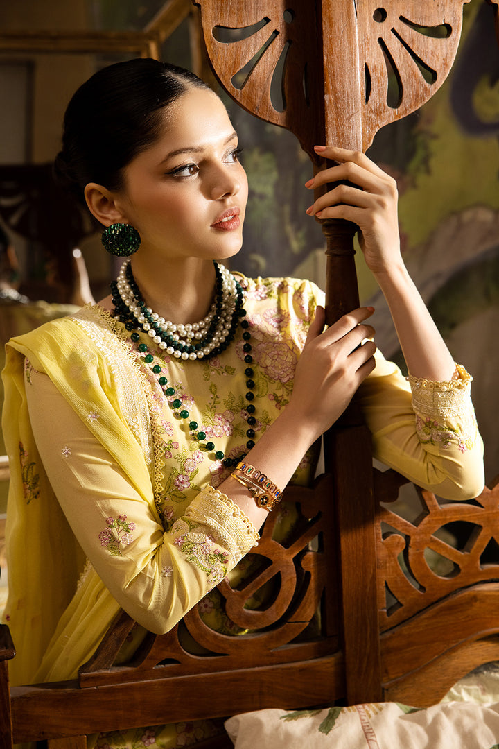 Gul Ahmed Stitched Festive 2024 3 Piece LSV-42014 - Salai - Salai 