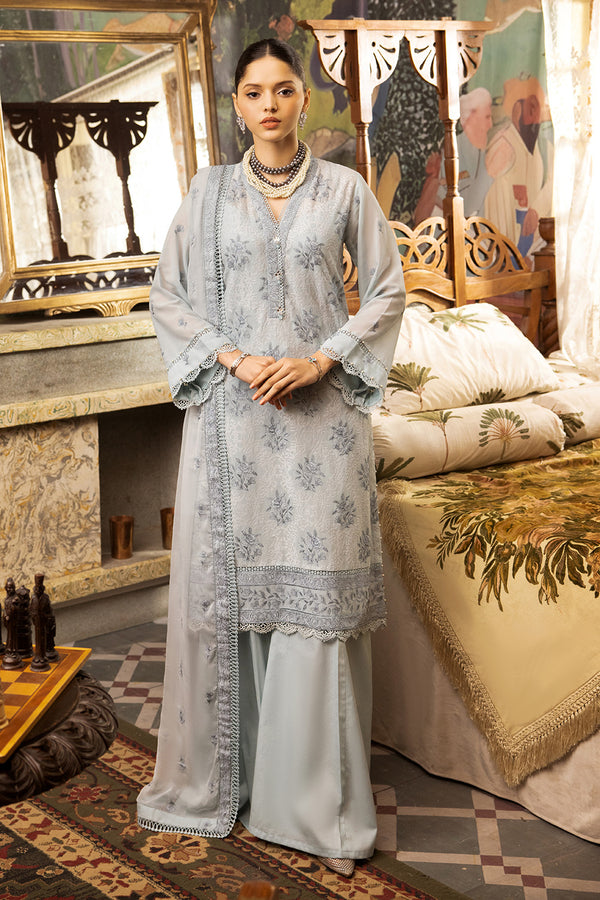 Gul Ahmed Stitched Festive 2024 3 Piece LSV-42007 - Salai - Salai 