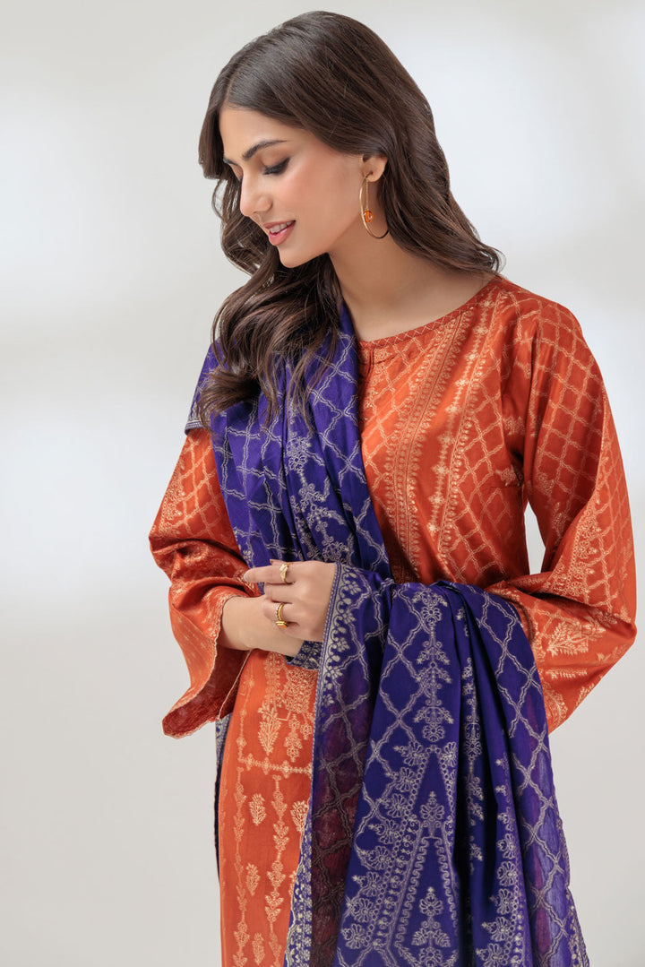 Bonanza Stitched 3 Piece N23 PWJ1233P01 - Salai - Bonanza Satrangi 