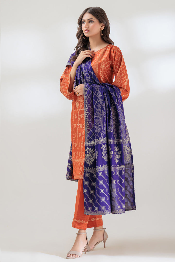 Bonanza Stitched 3 Piece N23 PWJ1233P01 - Salai - Bonanza Satrangi 