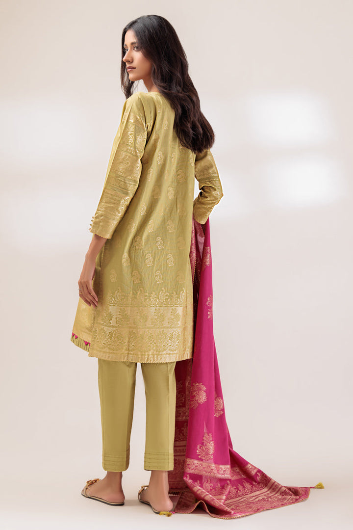 LADIES STITCHED SUIT BEF24-PWJ2233P18 - Salai - Bonanza Satrangi 