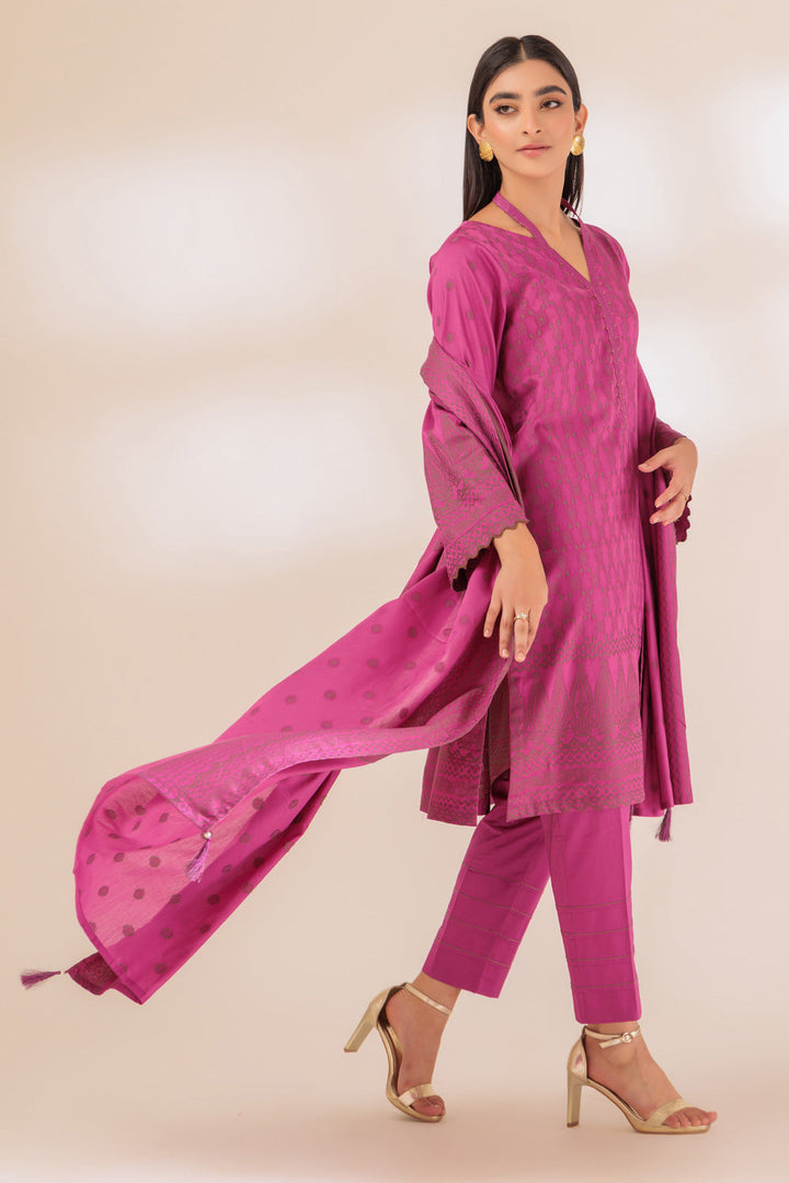 LADIES STITCHED 3 PIECE PWJ3233P02SX23 - Salai - Bonanza Satrangi 