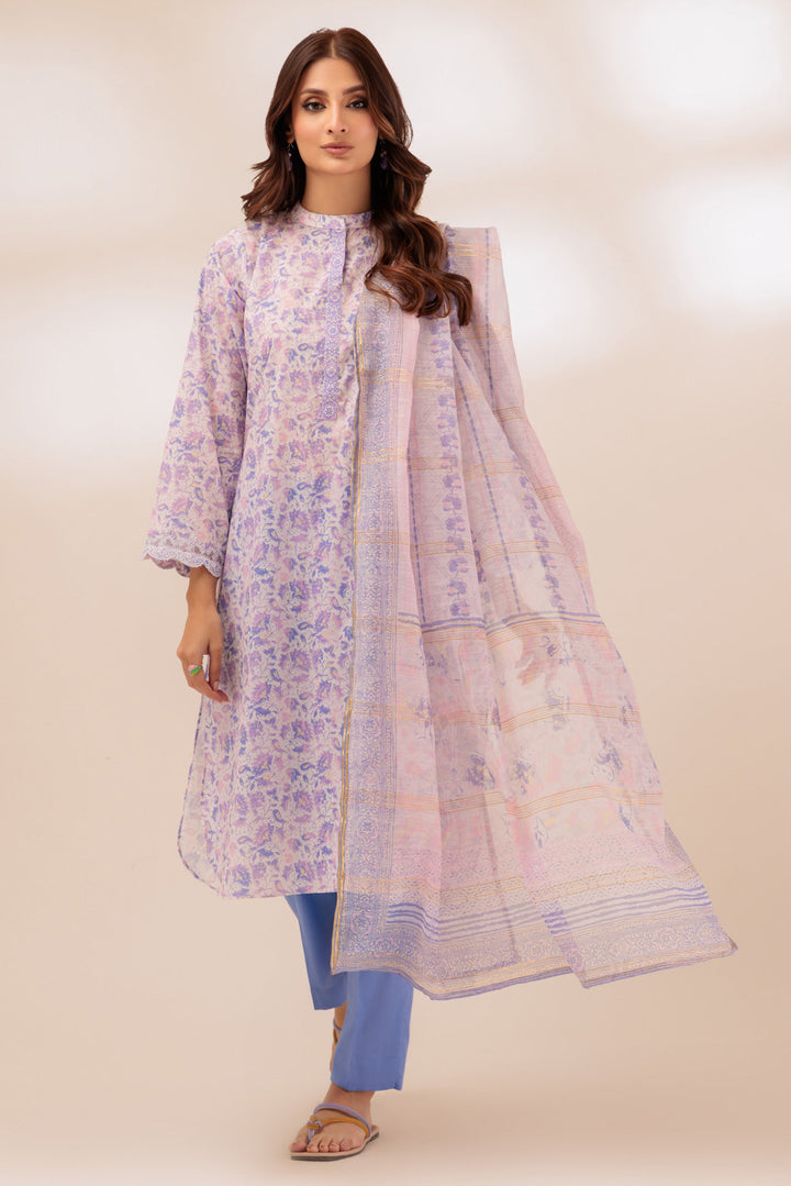 Bonanza Satrangi Stitched 3 Piece PWS1233P08 US24 - Salai - Bonanza Satrangi 