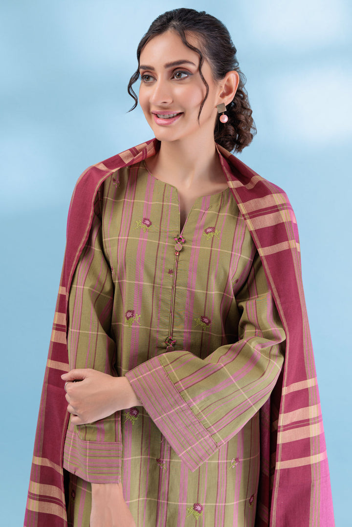 Bonanza Satrangi Stitched 2 Piece PWS2232P17 US24 - Salai - Bonanza Satrangi 