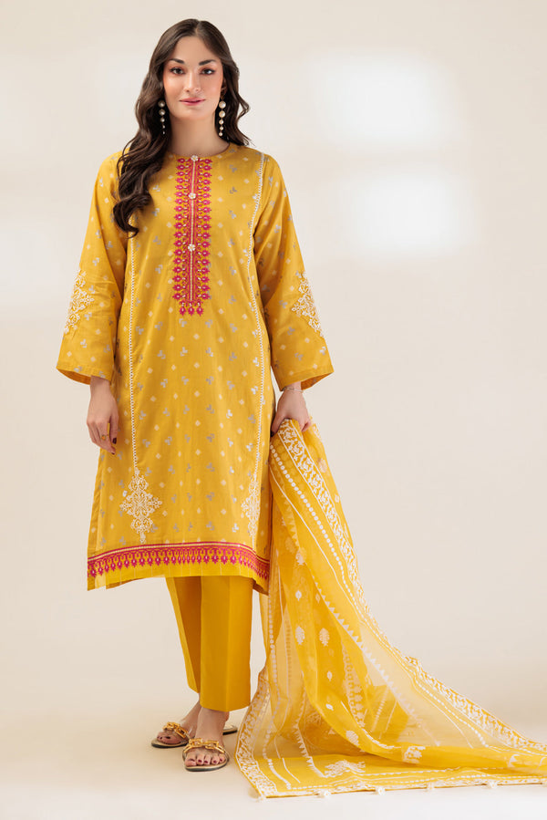 Bonanza Satrangi Stitched 3 Piece PWS3233P08 US24 - Salai - Bonanza Satrangi 