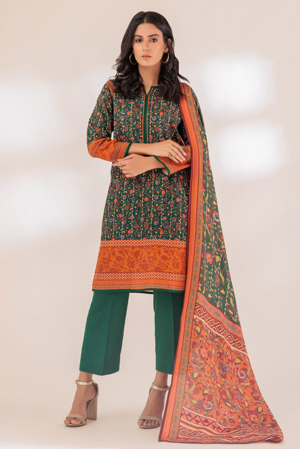 LADIES STITCHED 3 PIECE PWS5233P37SX23 - Salai - Bonanza Satrangi 