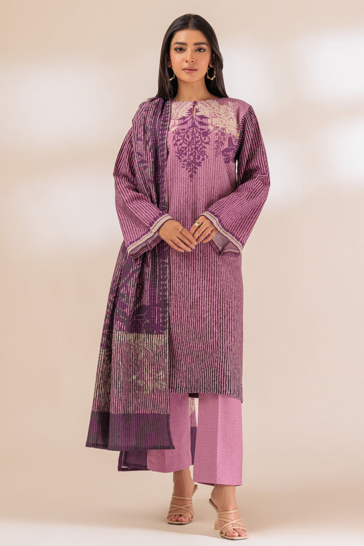 LADIES STITCHED 3 PIECE PWS5233P57SX23 - Salai - Bonanza Satrangi 